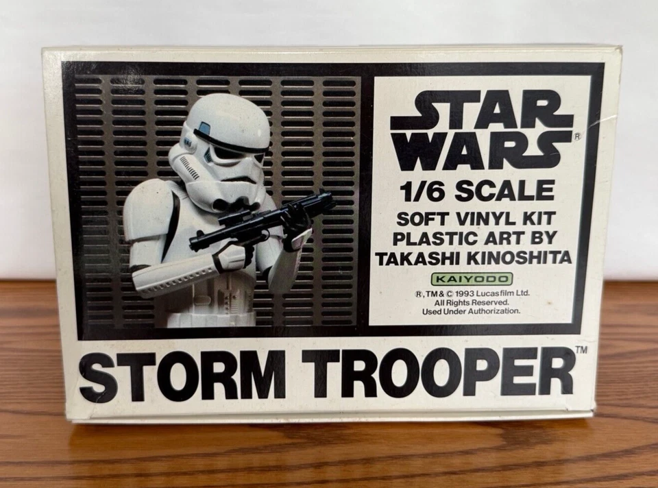 Kit Modelo Vinilo Suave Kaiyodo Star Wars Storm Trooper Escala 1/6 1993 Foto 2 de 4