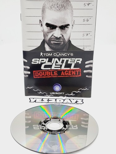 Tom Clancy's Splinter Cell Double Agent | Sony PlayStation 2 Game ps2 W/ Manual - Picture 3 of 5