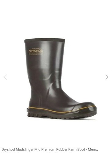 DRYSHOD MUDSLINGER MID BOOTS MUD-MM-BR, Gr. 13, braun/honig, Neopren Gummistiefel - Bild 4 von 7