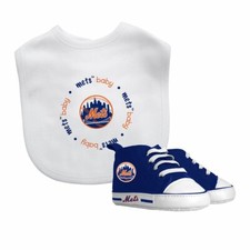 Baby Fanatic Bib Prewalker Gift Set- New York Mets