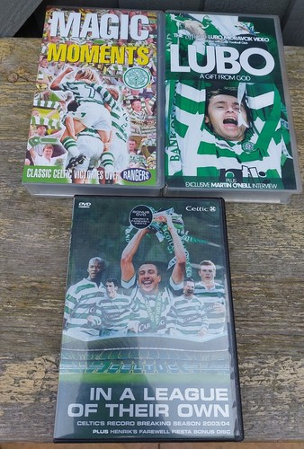 Celtic FC Memorabilia VHS Video Cassette & DVD Konvolut Football Club Lubo - Bild 2 von 2
