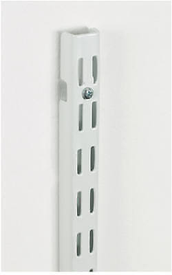 Closetmaid 280400 48-In. White Wall Shelf Track - Quantity 1 - Picture 1 of 2