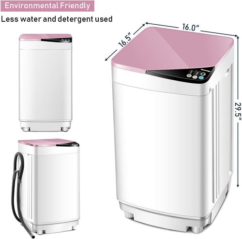 Full-Automatic Washing Machine Portable Washer and Spin Dryer 7.7 Lbs Capacity C - Picture 7 of 12