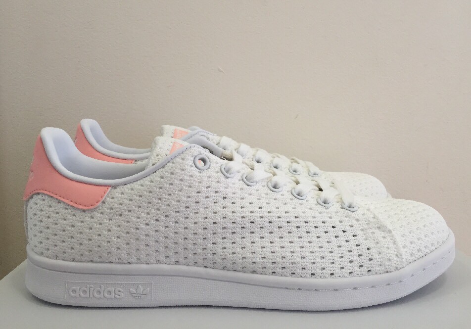 Adidas Originals Schuhes Stan Smith Mesh Damens Schuhes Originals Pink Weiß Sneakers S82256 Größe 10 d82120 Adidas Originals Schuhes Stan Smith Mesh Damens Schuhes Originals Pink Weiß Sneakers S82256 Größe 10 d82120
