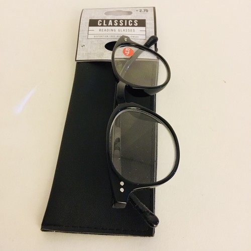Classics by Icon Eyewear Premium Lesebrille +2,75 schwarz rundes Gestell - Bild 5 von 5