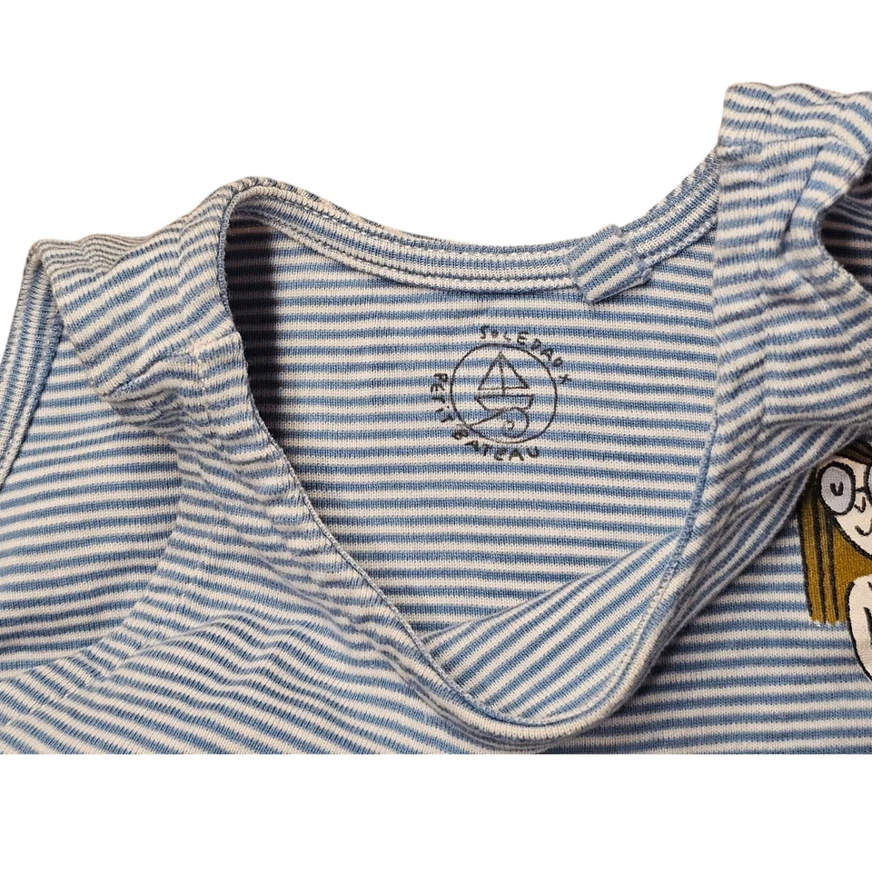 Dulce Petit Bateau Bebé Vestido Talla 18M 80 - Imagen 2 de 4