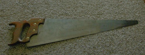 DISSTON D-23 HANDSAW, 24", EXCELLENT CONDTION!!!! - Picture 5 of 5