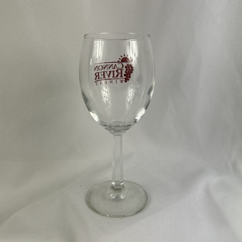 Vaso de vino Cannon River Winery Cannon Falls sin usar nuevo prueba de sabor recuerdo copa de 7"" copa - Imagen 4 de 5