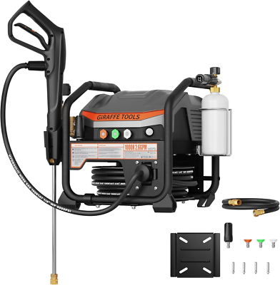 #ad #ad Grandfalls Wall Mounted Pressure Washer 2.6 GPM 50FT Hose 4 Nozzles $1555.99