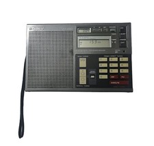 Sony ICF-2003 Multi-Band Portable FM/LW/MW/SW Radio Tested &amp; Working  			