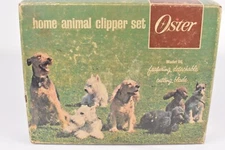 vtg, OSTER Dog Animal Clipper Set Model 96 Detachable Cutting Blade, Manual, Box