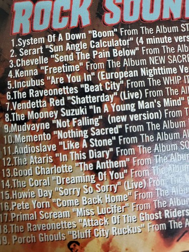 Attack of the Killer Rock Sound Compilation DVD Videos Incubus Audioslave Sealed - Imagen 3 de 3