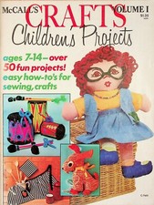 Children's Patterns Craft Projects Sewing Knitting Crochet Paper By McCall's