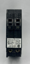 CHIPPED Siemens Q1520 15/20A 120V Plug-In Type QT Duplex Thermal Circuit Breaker