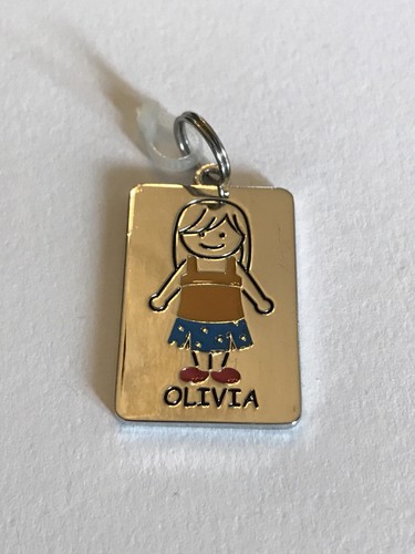 GANZ Niños Nombre Etiqueta Dije Identificación Mochila Tire NIÑAS NOMBRES A-Z más Blancos - Imagen 79 de 91