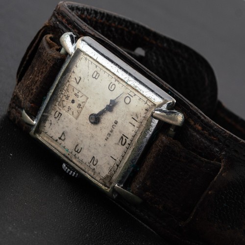 Orologio Buren Gents vintage WW2 cinturino in pelle - Foto 12 di 12