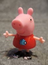 PEPPA PIG Jazware Action Figure Red Shirt w. Camera on It Cake Topper