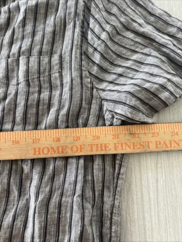 Madewell Perfect Fit Freizeit Kurzarm Hemd für Herren in Grau und Schwarz Large - Bild 4 von 7