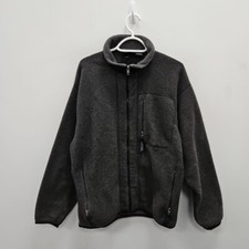 Patagonia Vintage Y2k Retro Synchilla Fleece Full Zip Grey Jacket Size Medium