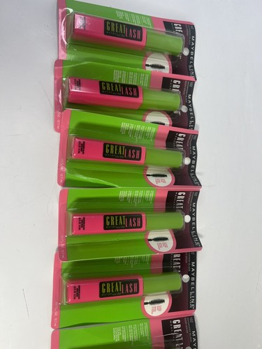 Maybelline New York Great Lash Washable Mascara Brownish Black 102 Lot of 6 - Picture 6 of 11