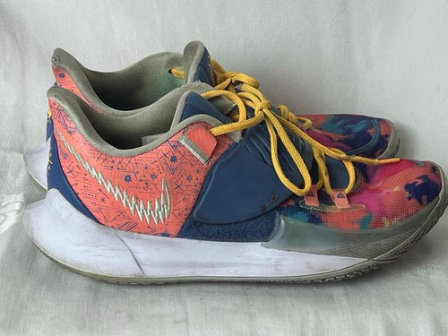 Nike Kyrie Low 3 Tie-Dye Atomic Pink Stone Blue Sneakers SCJ1286-600 Men Size 11 - Picture 3 of 10