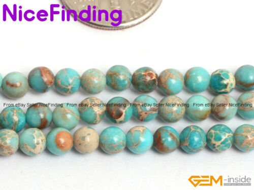 Assorted Color Sea Sediment Jasper Round Gemstone Beads For Jewelry Making 15" - Picture 26 of 109