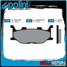 174.0019 PASTIGLIE FRENO POLINI ANTERIORE YAMAHA XJ 400 DIVERSION - R 400CC 1991