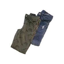 H M Lot 2 denim BOYS BUNDLE PANTS adjustable Waist