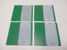 (A17/10) Lego 4x Plate 3865 Thin Road Plate Green 16x16
