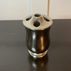 Chrome/ Silver Toothbrush Holder
