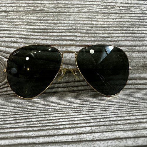 Occhiali da sole vintage Ray Ban B&L da uomo montatura oro con custodia - Foto 2 di 11