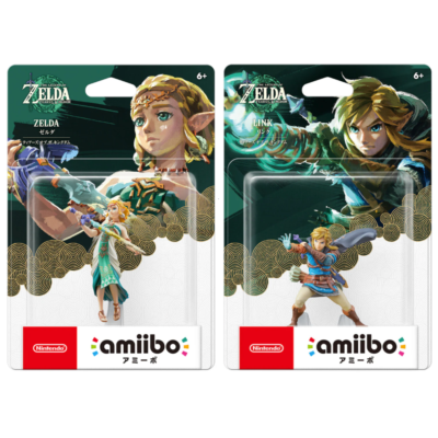 Nintendo amiibo Zelda & Link Set Tears of the Kingdom The Legend