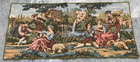2x5 Vintage French Loving Tapestry Wall Hanging Colorful Traditional Goblins