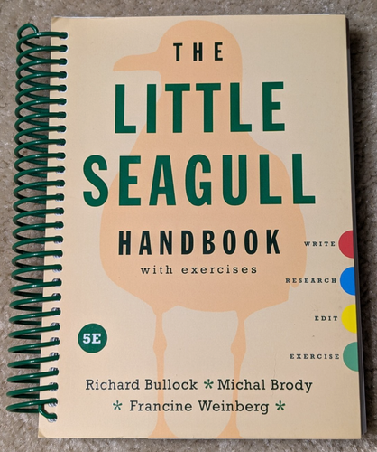 Little Seagull Handbook with Exercises, 2023, 5th ed w/ online code: Bullock *VG