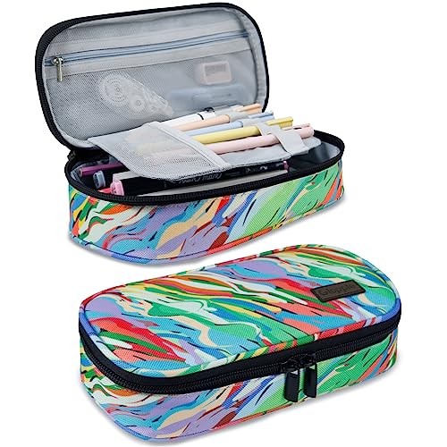 Pencil Case Aesthetic Pencil Pouch Pencil Box for Kids Girls Watercolor - Foto 2 di 7