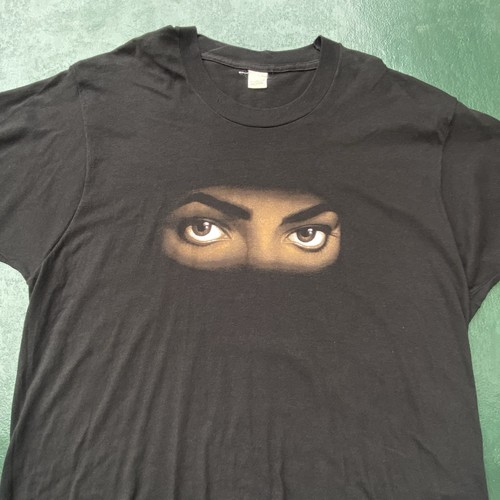 T-shirt Michael Jackson vintage anni 90 XL punto singolo 1992 Dangerous World Tour - Foto 5 di 18