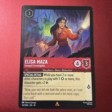 Disney Lorcana Whispers in the Well Elisa Maza-Intrepid Investigator 122/204 NM