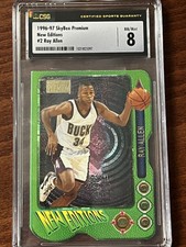 1996-97 Ray Allen Skybox Premium New Editions Rookie Card (RC) CSG 8