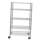 UltraDurable Heavy Duty NSF Solid Wire 5-Tier Shelving, 48" W x 24" D Steel