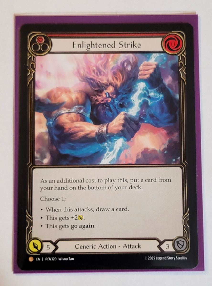 ENLIGHTENED STRIKE (RED) NM! *FAB - COMPENDIUM OF RATHE* | eBay