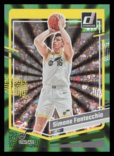 2023-24 Donruss Green Laser Holo #143 Simone Fontecchio Utah Jazz