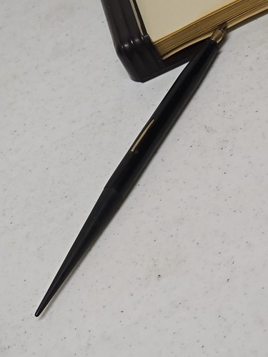 50er Jahre Sheaffer Bakelit MCM Art Deco Füllfederhalter Schreibtisch Set mit 14K Feder - Bild 8 von 15
