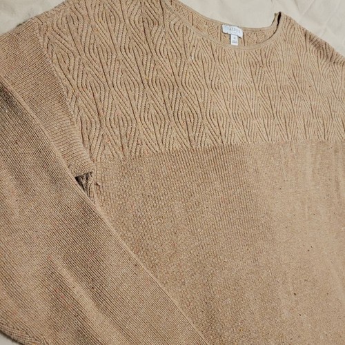 Talbots Damen hellbraun Langarm Rundhalsausschnitt leichter Pullover Größe Medium - Bild 12 von 14