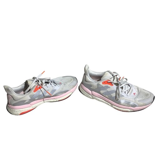 Adidas Women’s Running Shoes Size 9 — Grey, Solar Boost 21, Fresh Candy - Picture 4 of 7