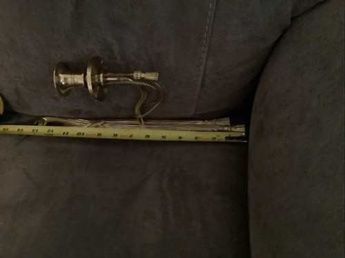 Brass Candlestick Holders Wall Mount Set Of 2 Vintage - Picture 9 of 9
