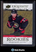 2021 UD BLACK DIAMOND SHANE PINTO EXQUISITE COLLECTION ROOKIES GOLD RC /99