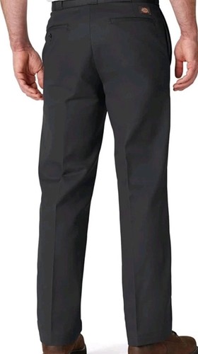 Pantalón de Trabajo Dickies Hombre 874 Clásico 50x32 Ajuste Original Uniforme Negro Nuevo con Etiquetas - Imagen 2 de 6