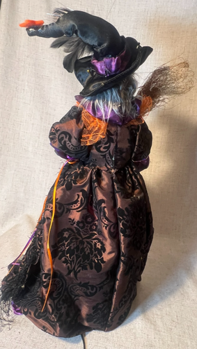 Halloween FIBER OPTIC WITCH~Light*Broom*Hat*Pumpkin - Picture 18 of 24
