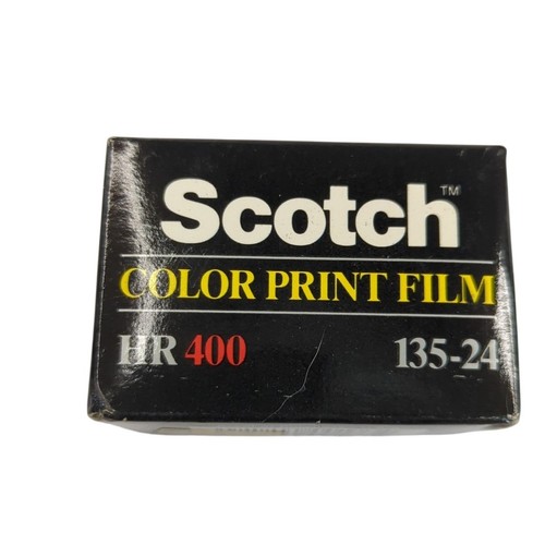 Unopened Vintage Scotch HR 400 Color Print Film 135-24 Expired Collectible - Afbeelding 1 van 4