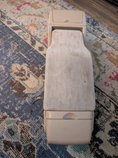 00-05 Buick Lesabre Center Console Armrest Front Rear Cup Holder Cloth Tan